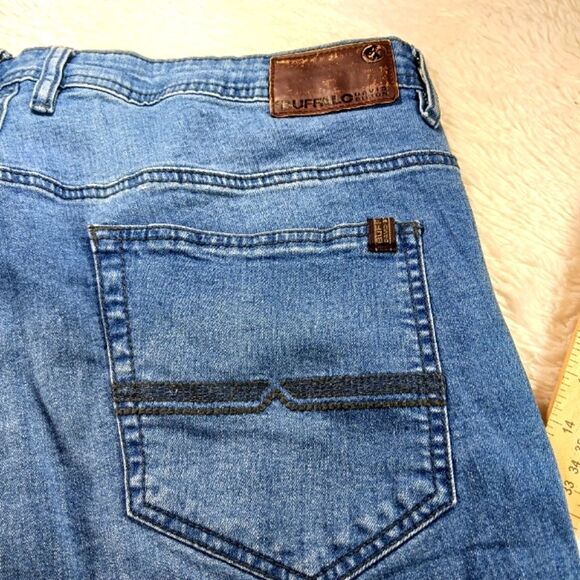 Buffalo  David Button Axel Slim Stretch Denim Jeans 5 Pocket Men's 40x32-*(31)** - Picture 5 of 13